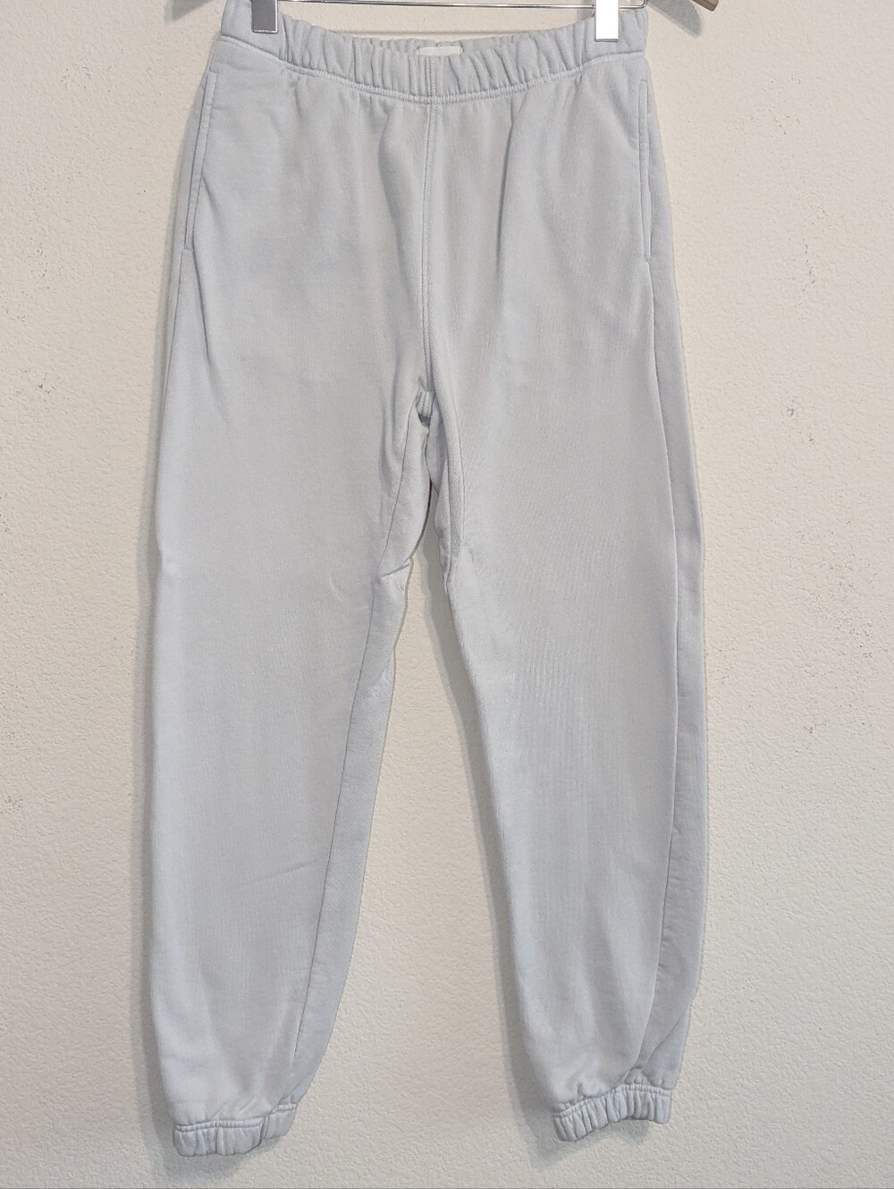 Mate Organic Fleece Relaxed Pocket Sweatpants in Gray Size XSmall